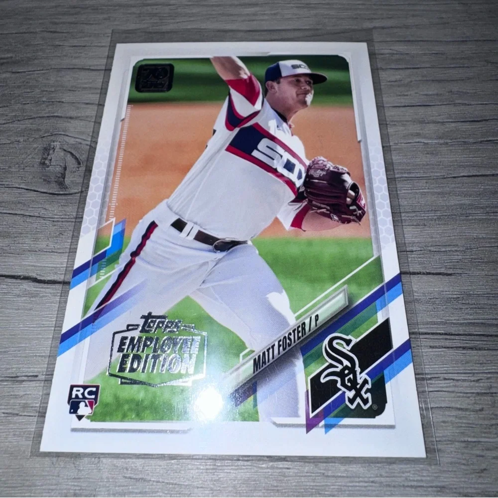 2021 Topps Employee Edition #426 Matt Foster RC Chicago White Sox SUPER RARE - Picture 2 of 4
